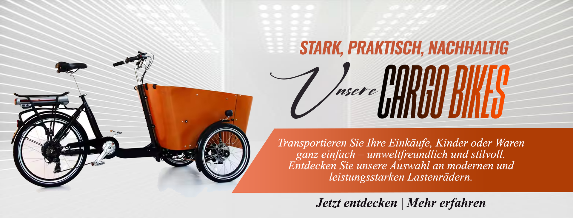 Transportieren Sie Ihre Einkäufe, Kinder oder Waren ganz einfach