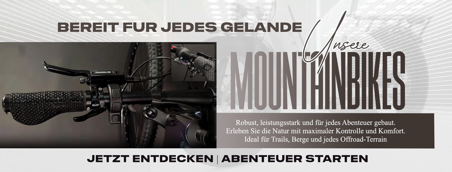 Banner Mountain E-Bike, modernes E-Bike für Trails und Bergtouren