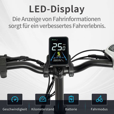 Kompaktrad Mini E-Bike – Ideal für Stadt, Land und Strand - Bike Innov