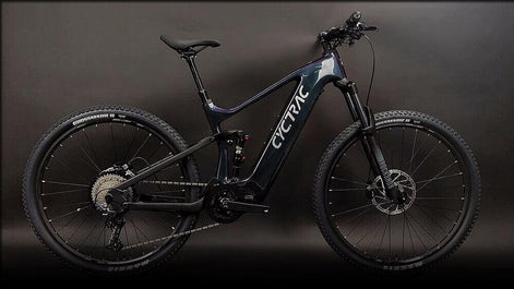Carbon Mountain E-Bike Federung Scheibenbremsen hydraulisch