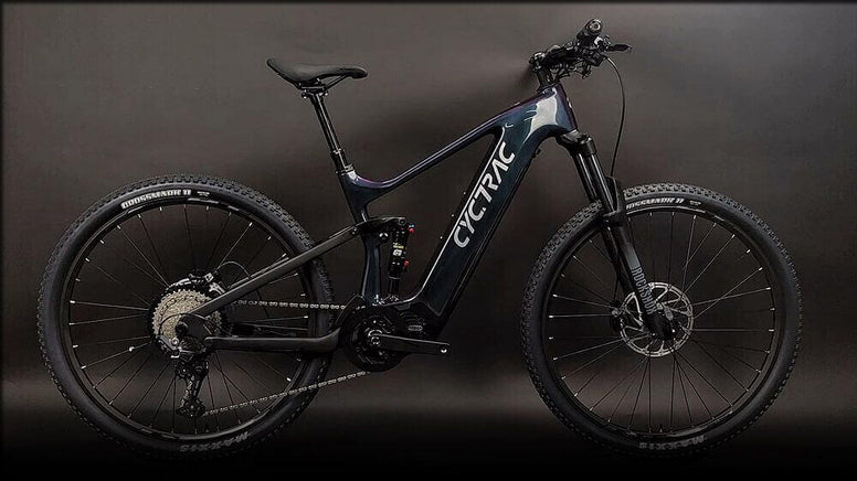 Carbon Mountain E-Bike Federung Scheibenbremsen hydraulisch