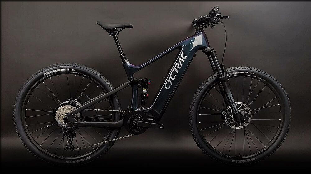 Carbon Mountain E-Bike Federung Scheibenbremsen hydraulisch