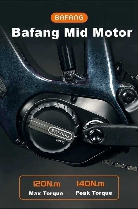 Carbon Mountain E-Bike Motor Bafang M510 95Nm kraftvoll