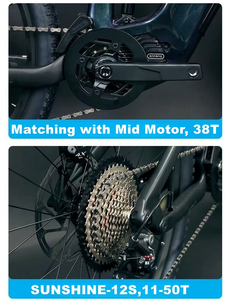 Mountain E-Bike - Cyctrac EM10 - Carbon fiber - Bike Innov 