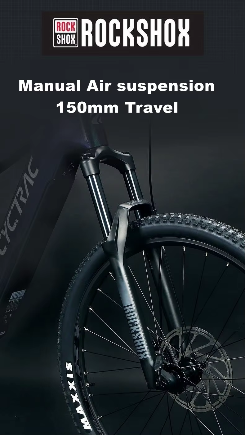 Mountain E-Bike - Cyctrac EM10 - Carbon fiber - Bike Innov 