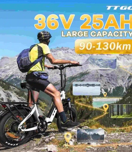 Faltbares Mini E-Bike - Ultrakompaktes Design 18kg leicht