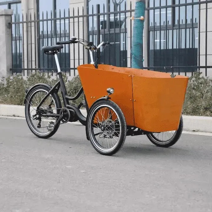 Lastenrad E-Bike mit 3 Rädern – Maximale Stabilität für schwere Lasten