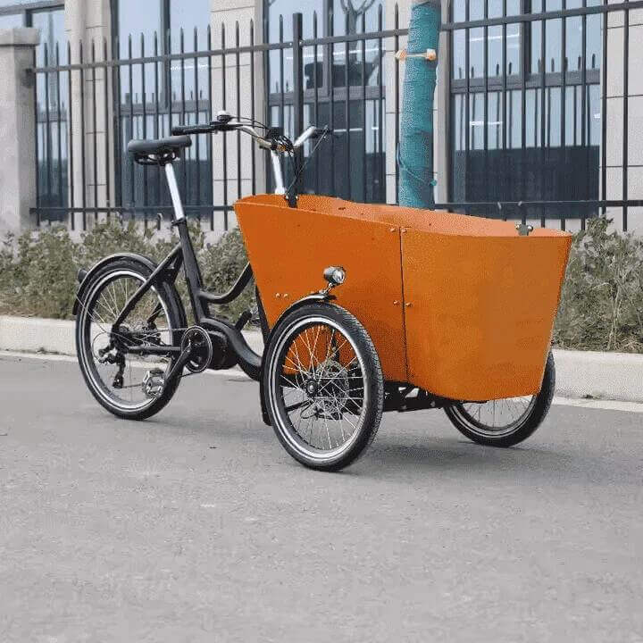 Lastenrad E-Bike 3 Räder 200kg Zuladung kippsicher stabil