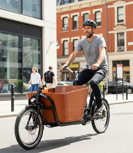 Lastenrad E-Bike 2 Räder - Pendler urbane Mobilität nachhaltig