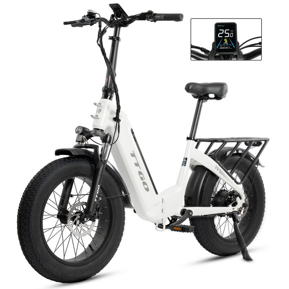 F6 Fat Tire Mini-E-Bike Unisex – ideal für Stadt, Land und Strand - Bike Innov 