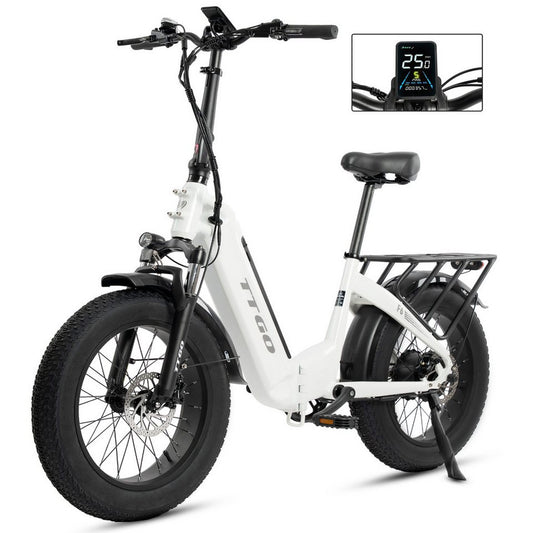 F6 Fat Tire Mini-E-Bike Unisex – ideal für Stadt, Land und Strand - Bike Innov 